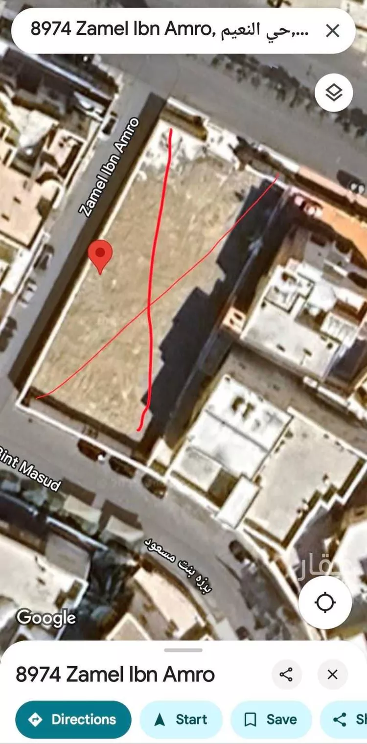 أرض للبيع في شارع زمل ابن عمرو ، حي النعيم ، جدة ، جدة