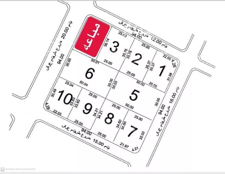 أرض للبيع في شارع الرفاعي, حي الثغر, مدينة جدة, منطقة مكة المكرمة صورة 2