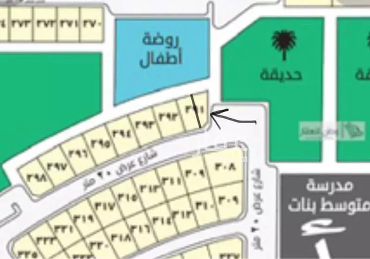 أرض للبيع في شارع 4390539, حي الصقور, مدينة الاحساء, المنطقة الشرقية صورة 4