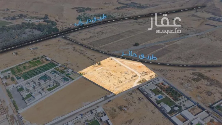 أرض للبيع في شارع الضحاك بن حارثة, حي مزارع ديراب, مدينة مزارع ديراب, منطقة الرياض صورة 2