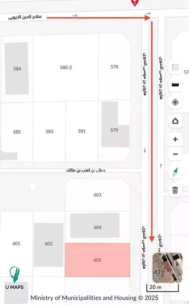 أرض للبيع في شارع هارون بن موسى النحوي, حي شوران, مدينة المدينة المنورة, منطقة المدينة المنورة