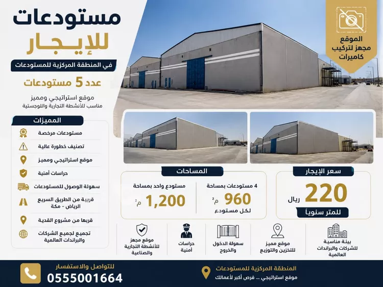 مستودع للإيجار في حي طويق, مدينة الرياض, منطقة الرياض 2