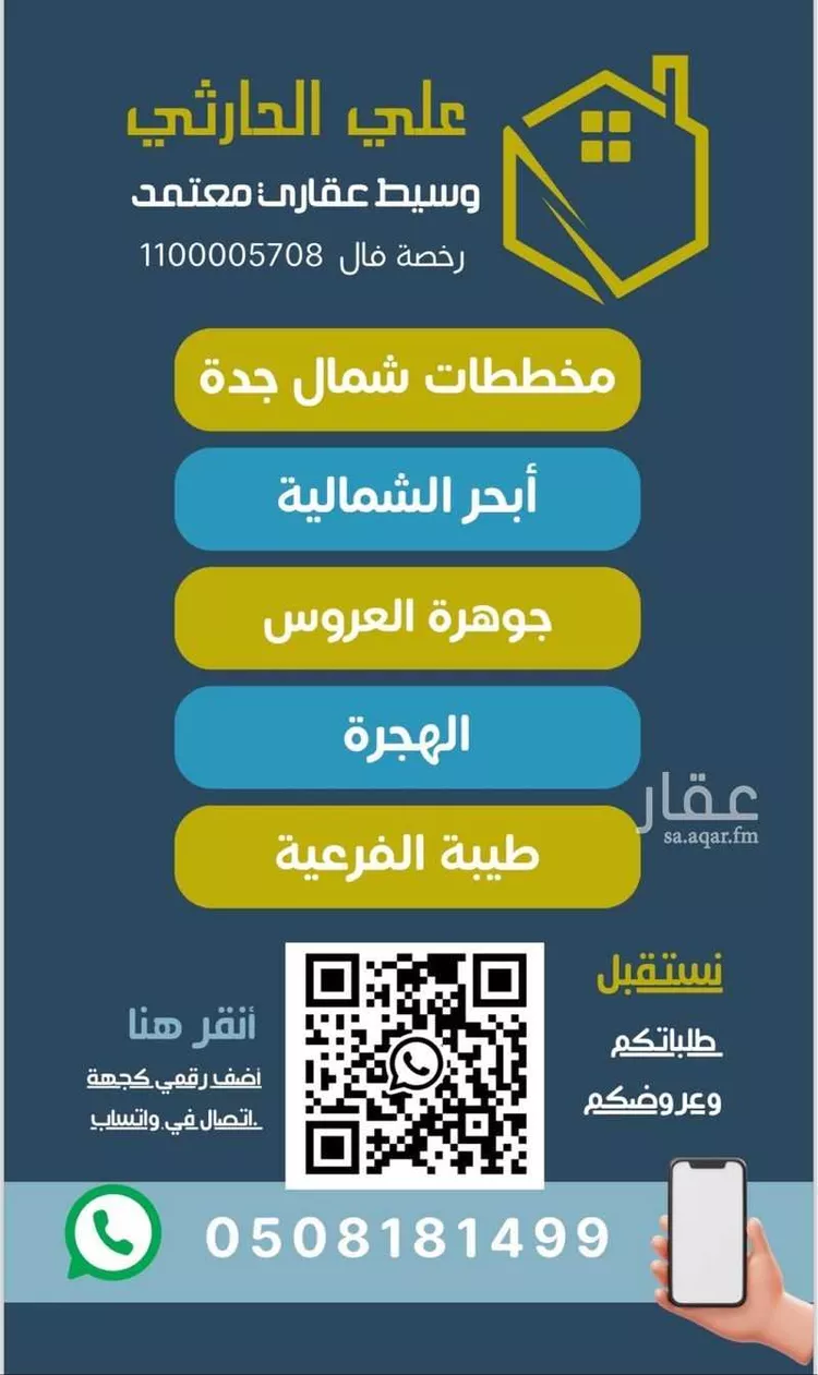 أرض للبيع في شارع العابر, حي الغدير, مدينة جدة, منطقة مكة المكرمة