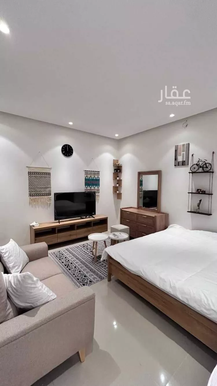 استديو مفروش للحجز في شارع رقم, حي الملقا, الرياض