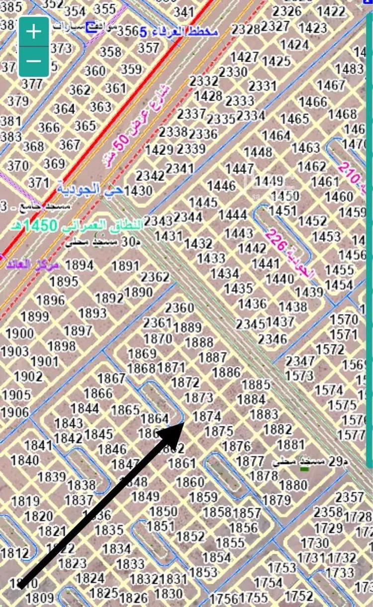 أرض للبيع في حي الجودية, مدينة الطائف, منطقة مكة المكرمة صورة 2