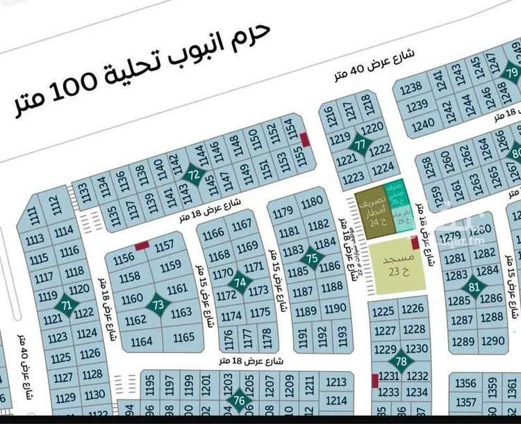أرض للبيع في حي المطار, مدينة الدمام, المنطقة الشرقية صورة 2