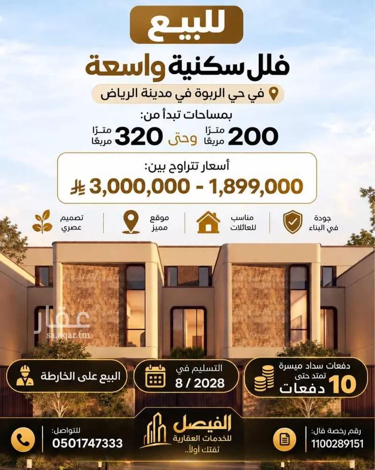 Villa for Sale in Riyadh Al Faruq