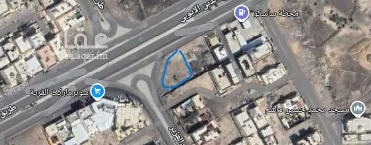 أرض للإيجار في شارع طريق صلاح الدين الايوبي, حي الغراء, مدينة المدينة المنورة, منطقة المدينة المنورة