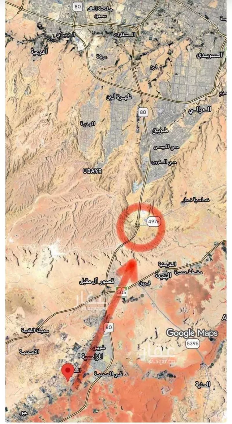 أرض للبيع في شارع المزاحميه 1594, حي الغطغط, مدينة المزاحمية, منطقة الرياض صورة 3
