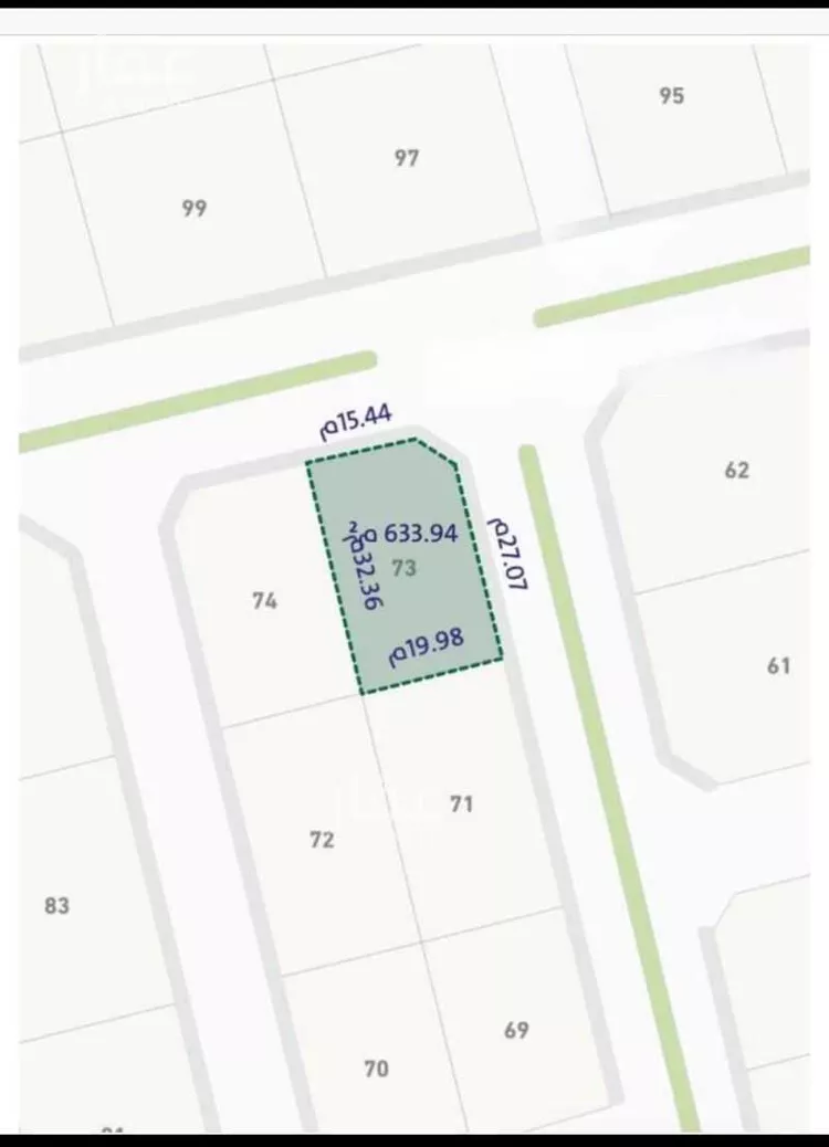 أرض للبيع في شارع العام, مدينة الجلة, منطقة الرياض صورة 4