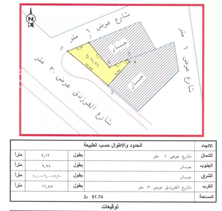 أرض للبيع في حي الصالحية, مدينة الرياض, منطقة الرياض صورة 3