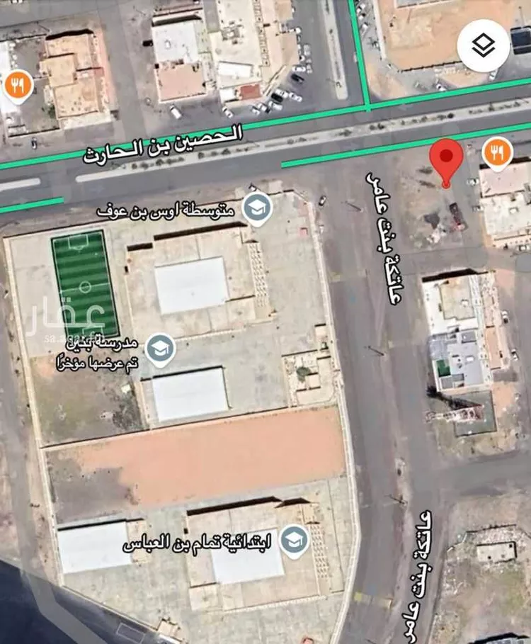 أرض للإيجار في شارع عائكة ابنت عامر, حي العزيزية, مدينة المدينه المنوره, منطقة المدينة المنورة صورة 2