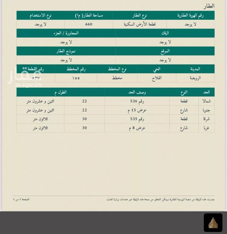 أرض للبيع في شارع الفلاح 7, حي الفلاح, مدينة القويعية - الرويضه, منطقة الرياض صورة 3