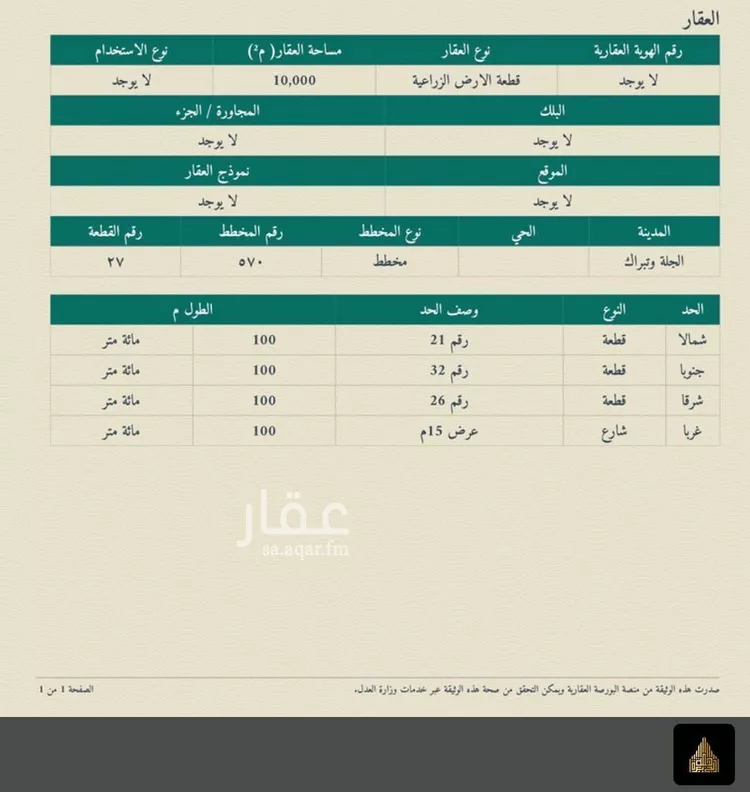 Land for Sale in Al Muzahimiyah Al GhatGhat