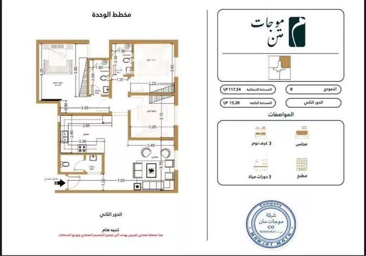 شقة للبيع في شارع الأمير ماجد بن عبدالعزيز, حي الريان, مدينة الرياض, منطقة الرياض صورة 5