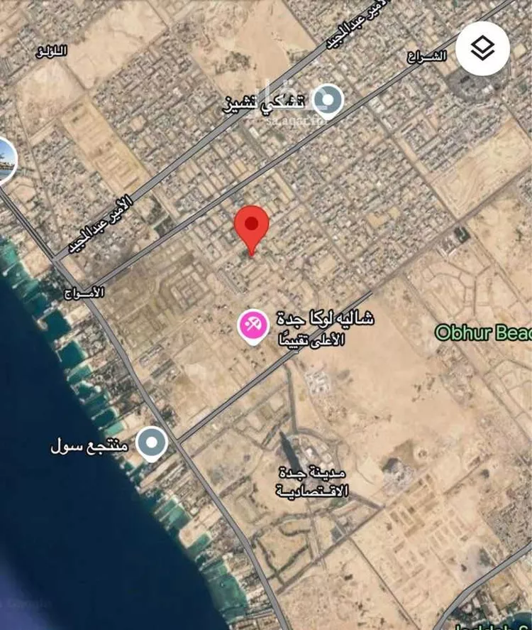 أرض للبيع في شارع حنظلة ابن قيس, حي الأمواج, مدينة جدة, منطقة مكة المكرمة