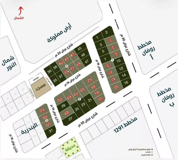 أرض للبيع في حي النور, مدينة الدمام, المنطقة الشرقية صورة 2