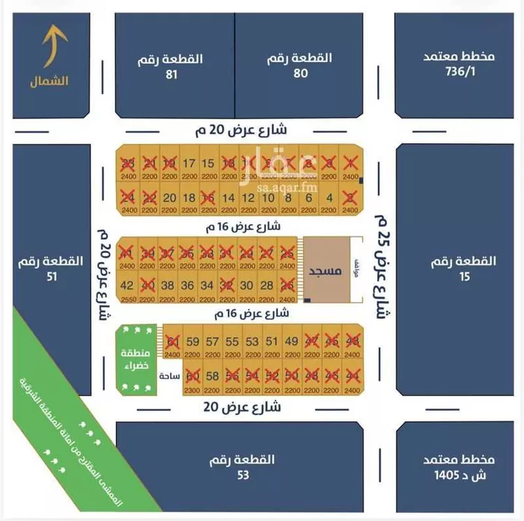 أرض للبيع في حي المنار, مدينة الدمام, المنطقة الشرقية