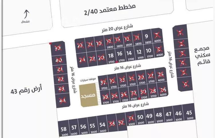 أرض للبيع في حي الأندلس, مدينة الخبر, المنطقة الشرقية صورة 2