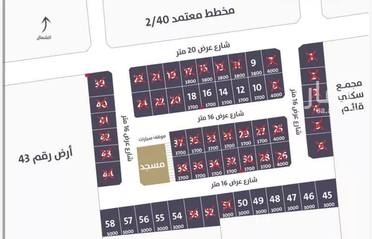 أرض للبيع في حي الأندلس, مدينة الخبر, المنطقة الشرقية صورة 2