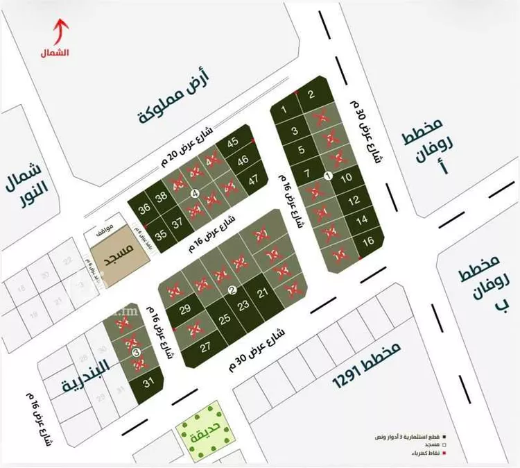 أرض للبيع في حي النور, مدينة الدمام, المنطقة الشرقية صورة 2