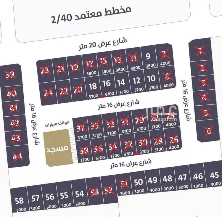 أرض للبيع في حي الأندلس, مدينة الخبر, المنطقة الشرقية صورة 2