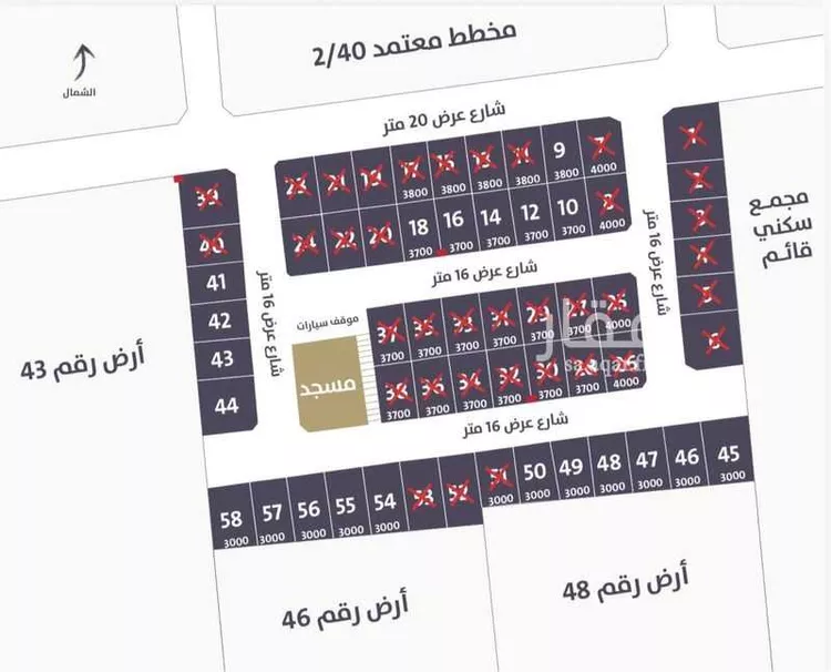 أرض للبيع في حي الأندلس, مدينة الخبر, المنطقة الشرقية صورة 2