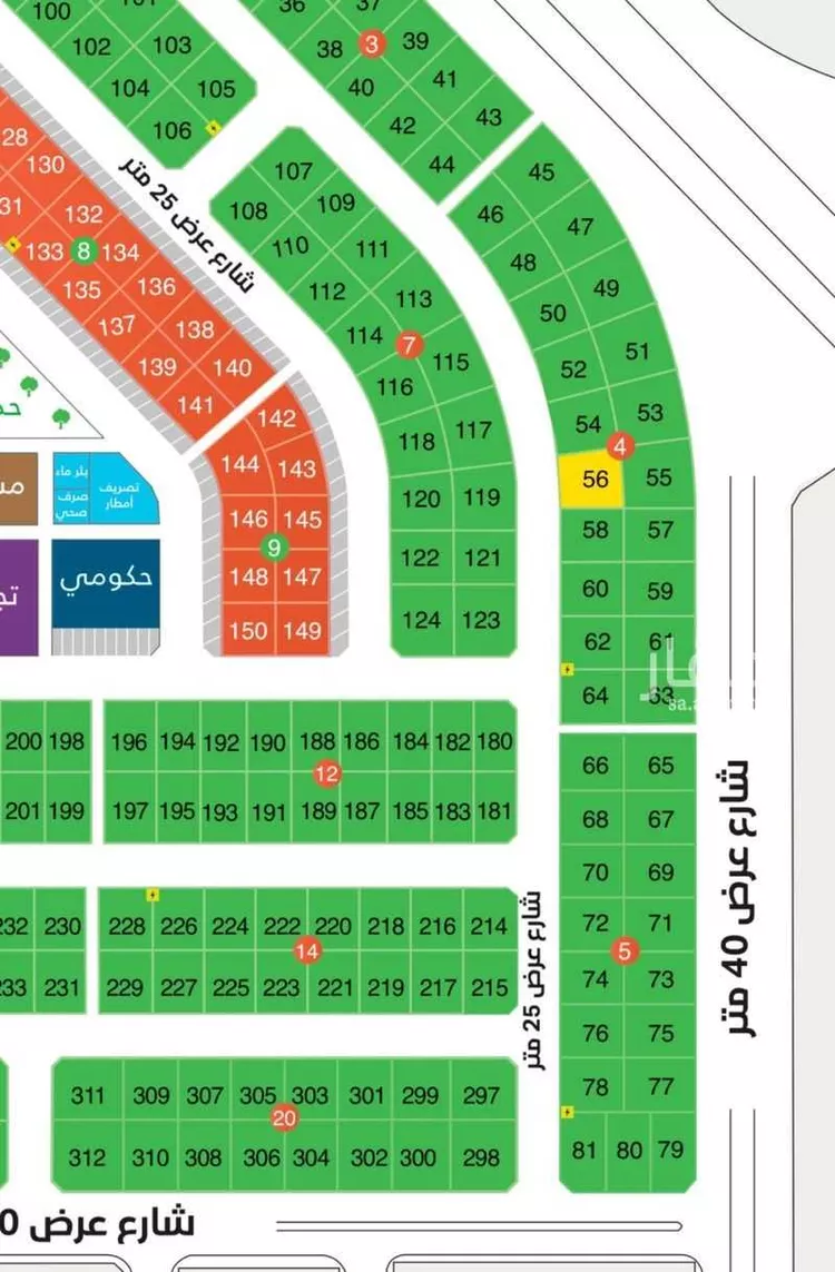 أرض للبيع في شارع يعقوب بن اوس, حي ضاحية الملك فهد, مدينة الدمام, المنطقة الشرقية