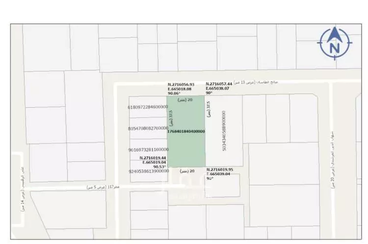 أرض للبيع في شارع صالح الطاسان, حي العوالي, مدينة الرياض, منطقة الرياض صورة 2