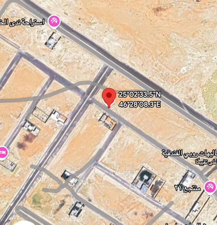 أرض للبيع في شارع أحمد بن عمر الخصاف, حي الخير, مدينة الرياض, منطقة الرياض صورة 2