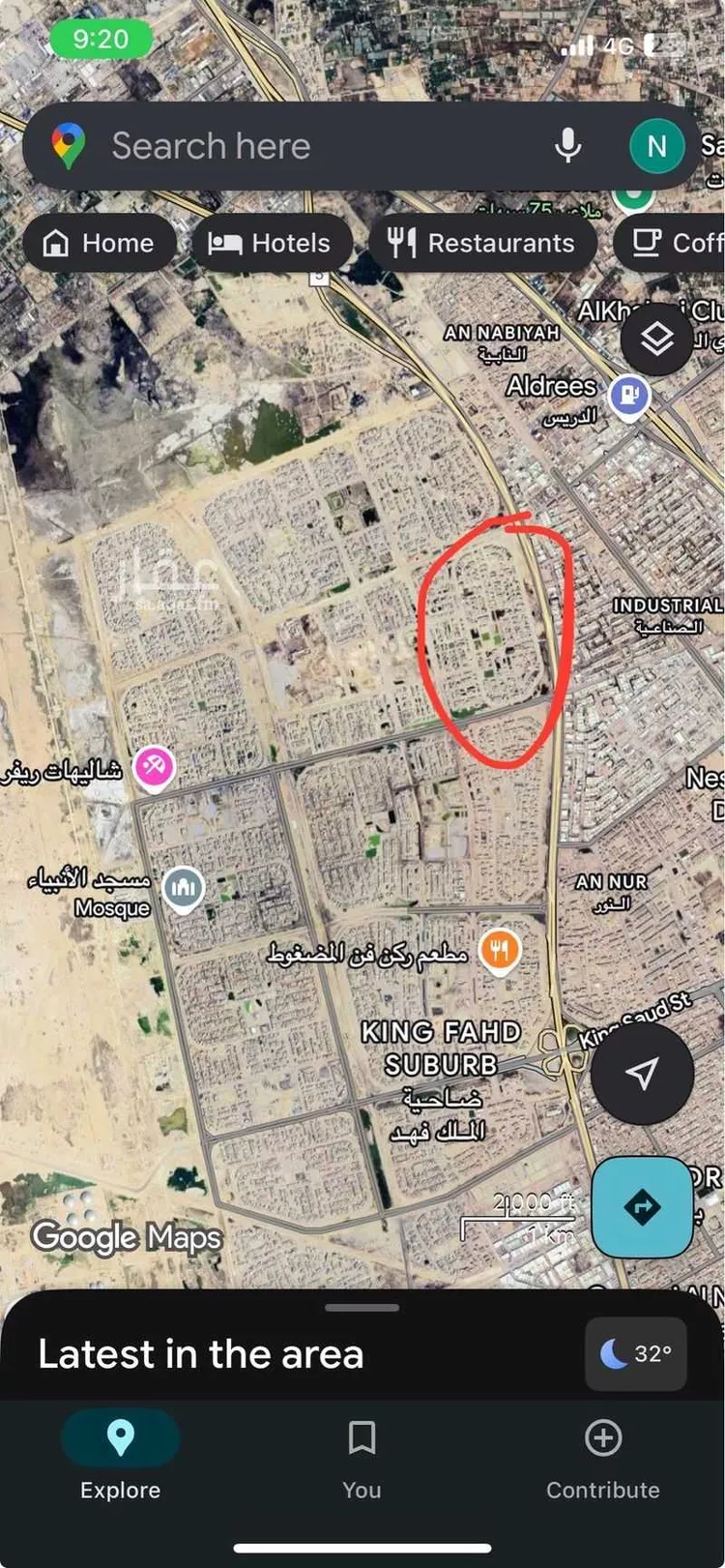 أرض للبيع في شارع علي ابن ثابت القرشي, حي ضاحية الملك فهد, مدينة الدمام, المنطقة الشرقية صورة 5