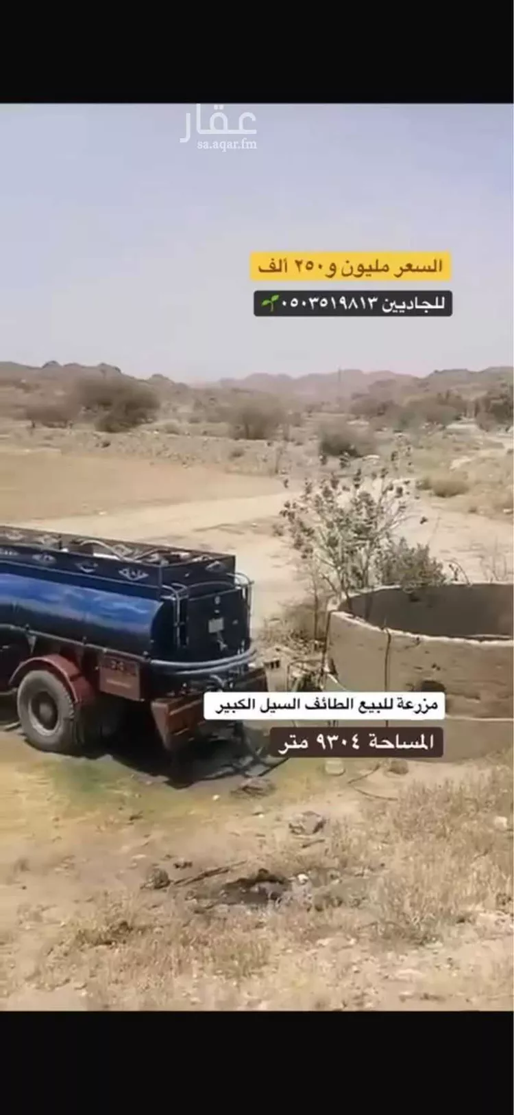 مزرعة للبيع في شارع السيل الكبير , حي السيل الكبير, مدينة امارة منطقة مكة المكرمة - الطائف, منطقة مكة المكرمة صورة 3