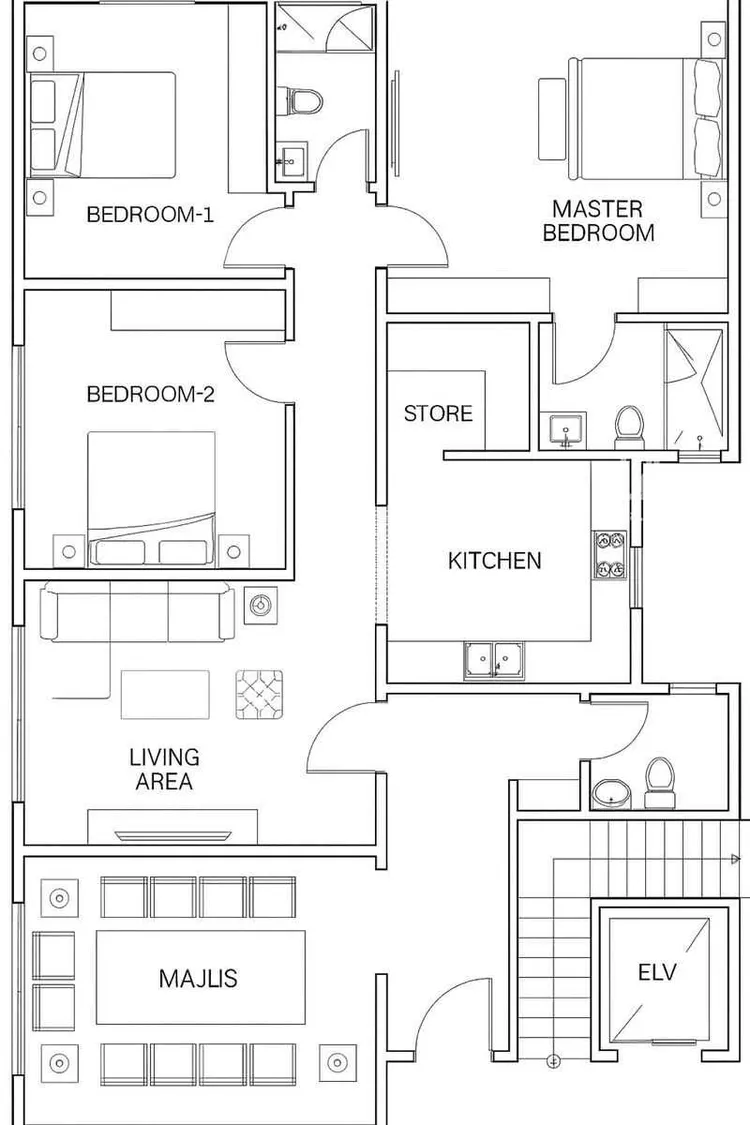 شقة للبيع في شارع القنا, حي الياسمين, مدينة الرياض, منطقة الرياض صورة 5