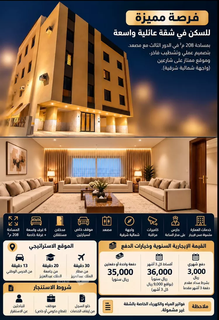 شقة للإيجار في شارع ابي الروح الشافعي, حي أم السلم, مدينة جدة, منطقة مكة المكرمة