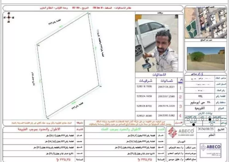 أرض للبيع في شارع القويعيه, حي أبو سليم, مدينة القويعيه, منطقة الرياض