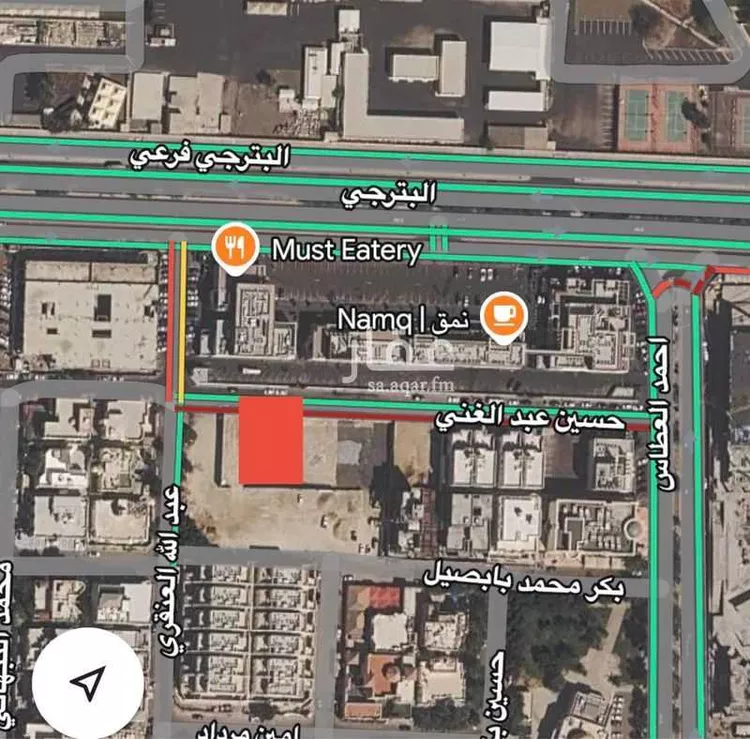 أرض للبيع في شارع حسين عبدالغني, حي الزهراء, مدينة جدة, منطقة مكة المكرمة