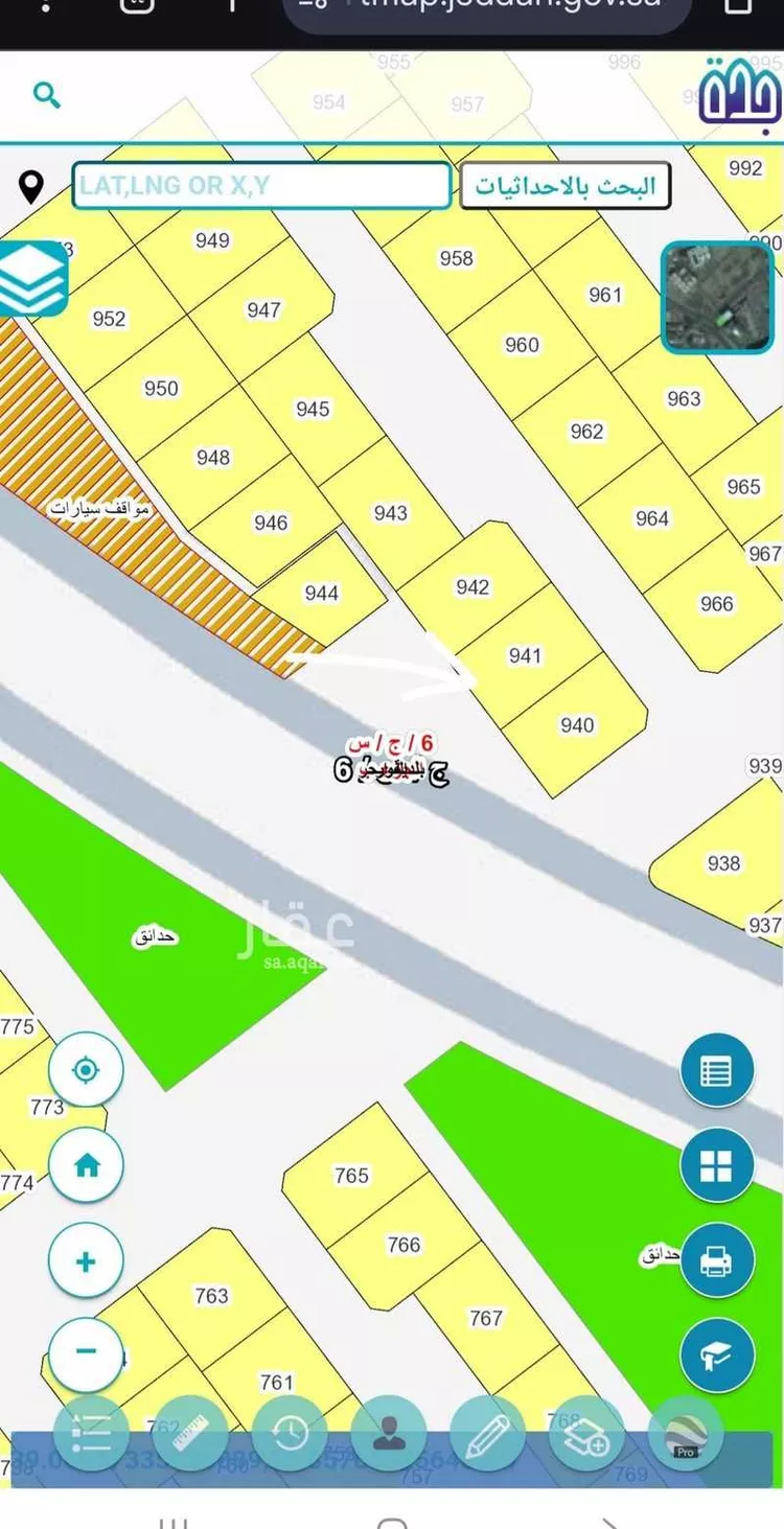 أرض للبيع في شارع جامعة الاعمال والتكنلوجيا, حي النور, مدينة جدة, منطقة مكة المكرمة