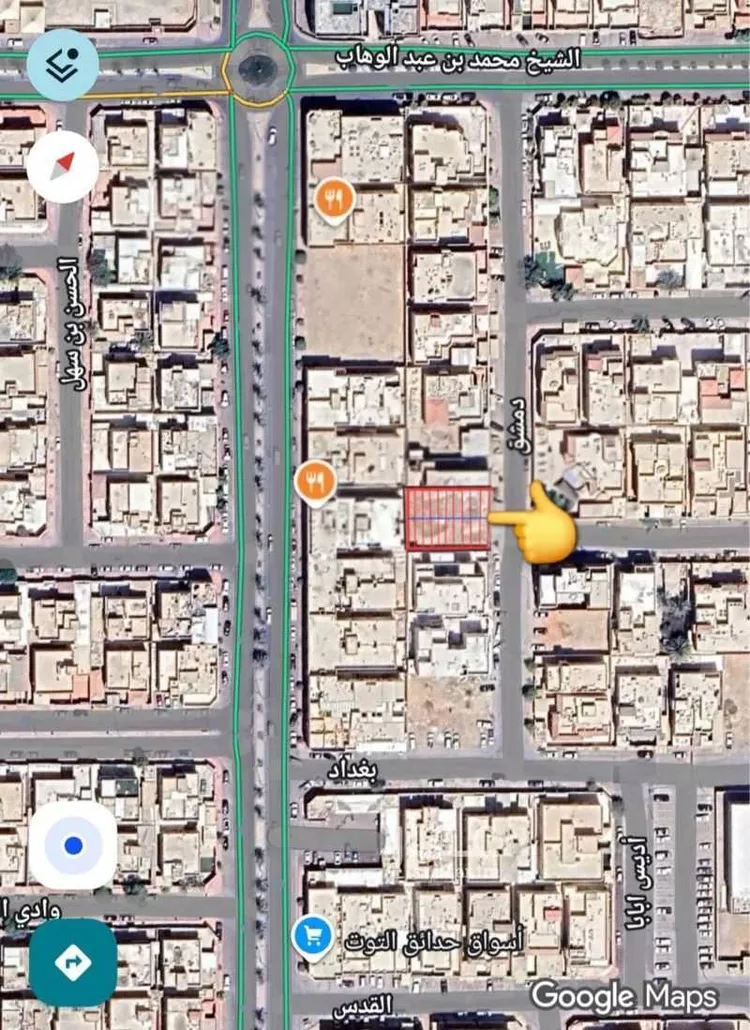أرض للبيع في شارع دمشق, حي العاصمة, مدينة الدرعية, منطقة الرياض