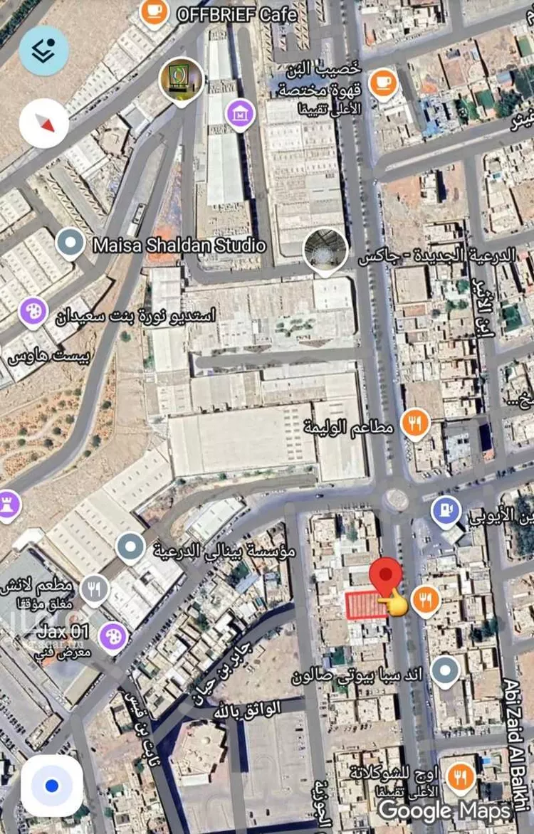 أرض للإيجار في شارع الامير عبدالله ابن عبدالرحمن, حي ظهرة العودة شرق, مدينة الدرعية, منطقة الرياض