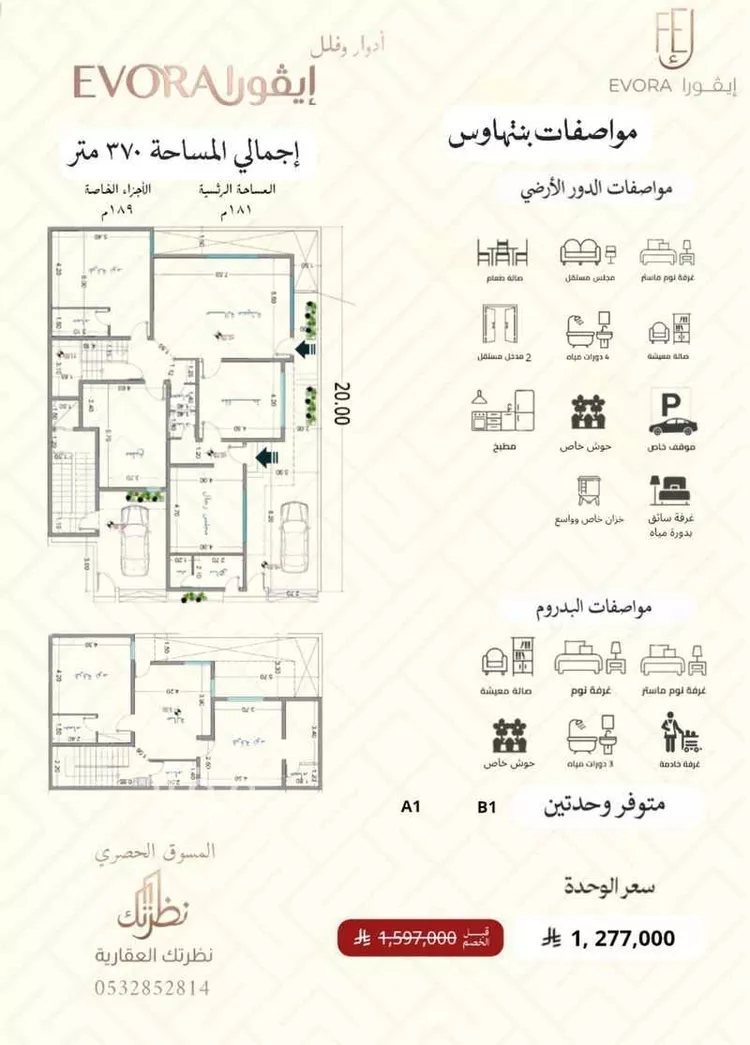 دور للبيع في شارع 33 السعادة, حي السعادة, مدينة الرياض, منطقة الرياض صورة 5