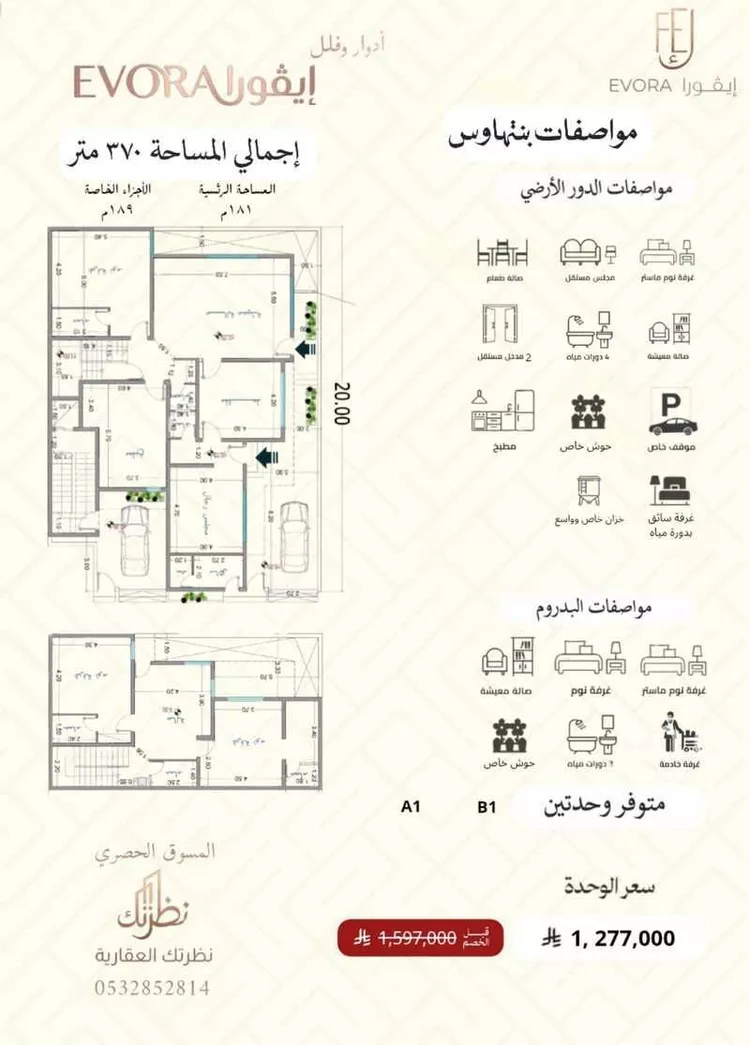 دور للبيع في شارع 33 السعادة, حي السعادة, مدينة الرياض, منطقة الرياض صورة 5