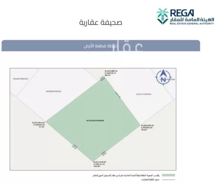 أرض للبيع في حي الزمرد, مدينة جدة, منطقة مكة المكرمة