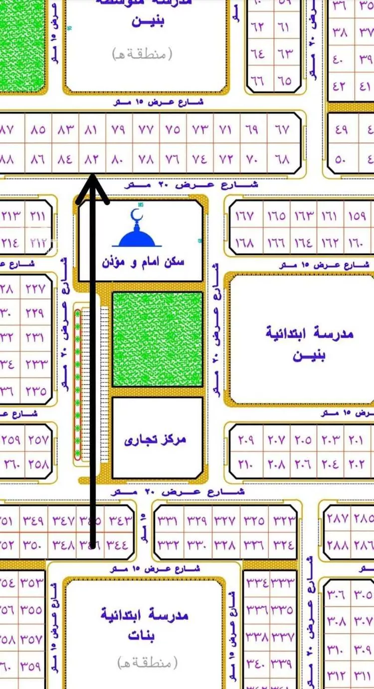 أرض للبيع في شارع صفوان التميمي, حي اليرموك, مدينة حفر الباطن, المنطقة الشرقية