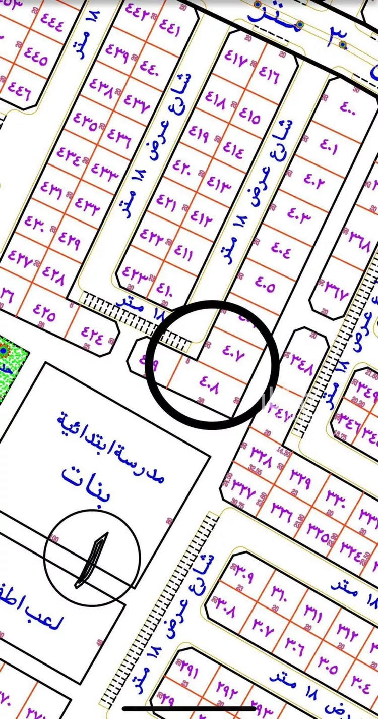 أرض للبيع في حي الشفاء, مدينة حفر الباطن, المنطقة الشرقية