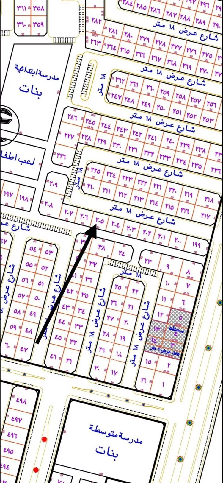 أرض للبيع في شارع SF309, حي الشفاء, مدينة حفر الباطن, المنطقة الشرقية