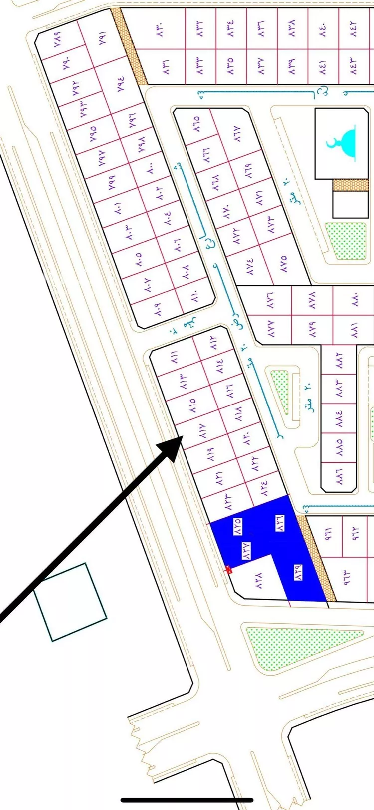 أرض للإيجار في شارع الملك عبدالعزيز, حي قرطبة, مدينة حفر الباطن, المنطقة الشرقية