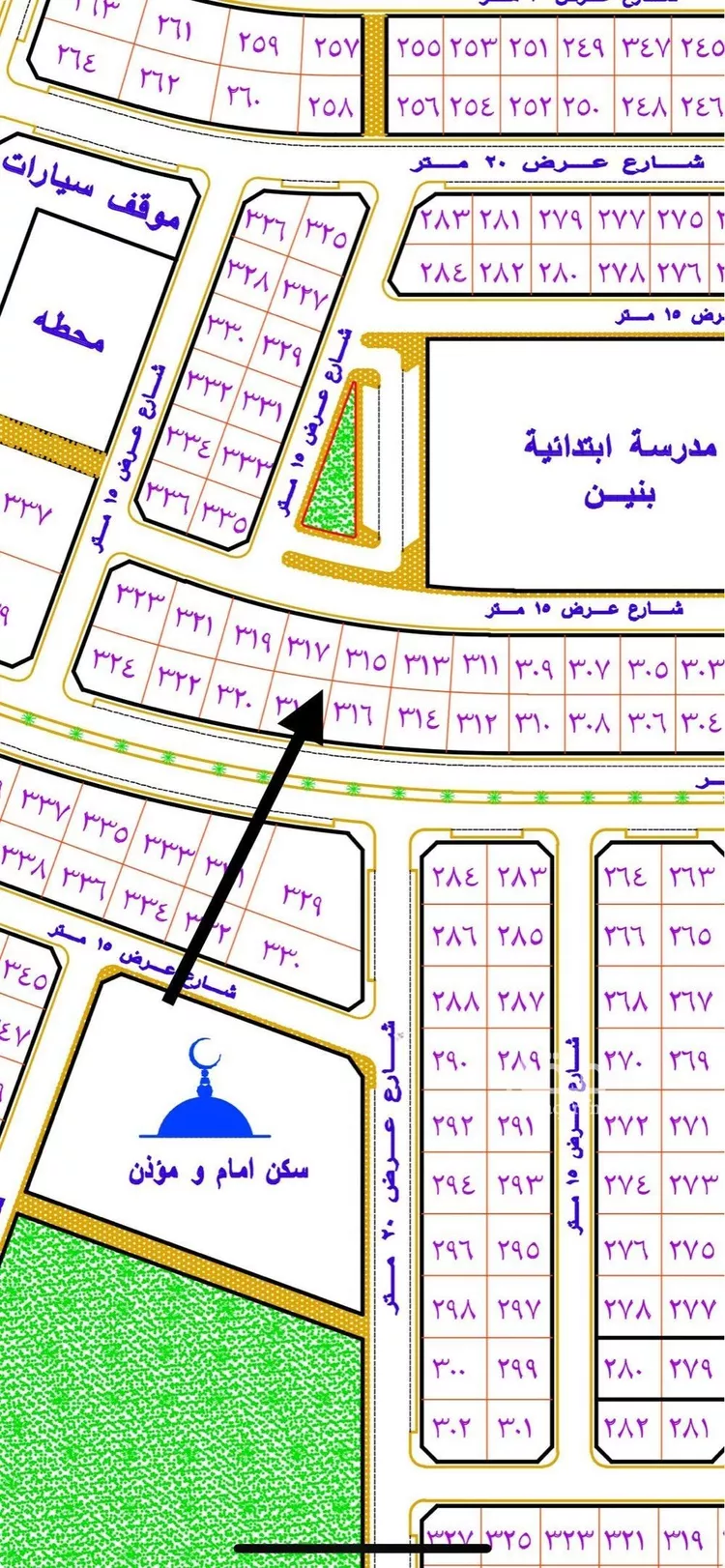 أرض للبيع في شارع اليرموك 135, حي اليرموك, مدينة حفر الباطن, المنطقة الشرقية
