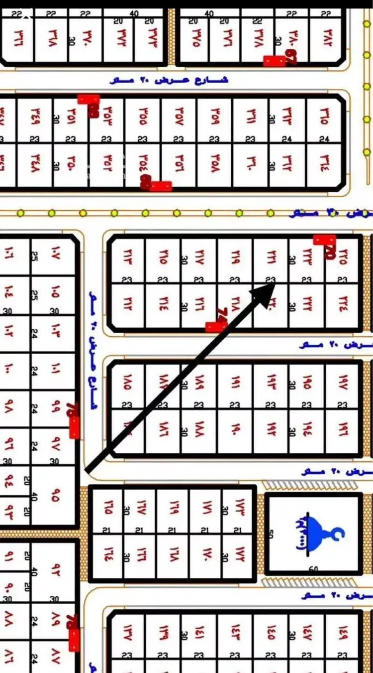 أرض للبيع في شارع السلمانية 64, حي حي هجرة السليمانية, مدينة حفر الباطن, المنطقة الشرقية صورة 2