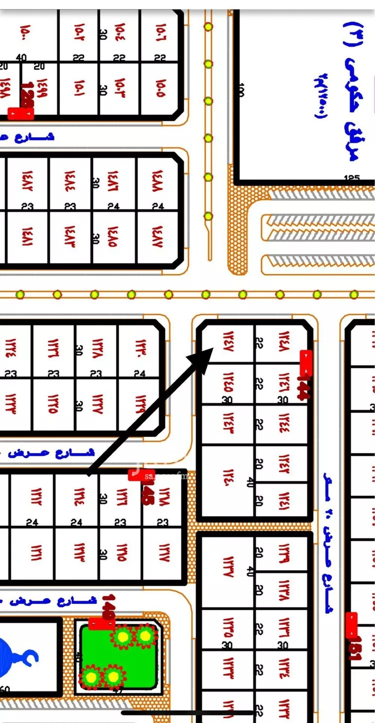 أرض للبيع في شارع السلمانية22, حي حي هجرة السليمانية, مدينة حفر الباطن, المنطقة الشرقية صورة 2