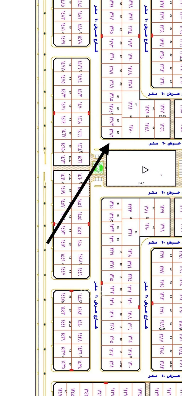 أرض للبيع في شارع اسحاق بن طلحة, حي النخيل, مدينة حفر الباطن, المنطقة الشرقية
